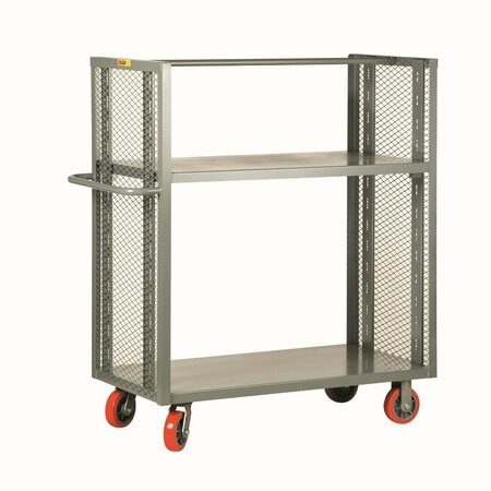 LITTLE GIANT Bulk Storage Cart, 2 Shelves, 60x24 DET2A24606PY